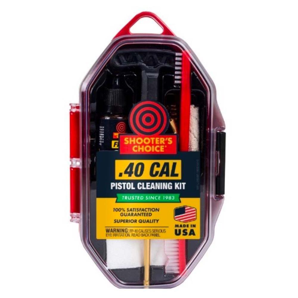 TROUSSE DE NETTOYAGE<br> .40 CAL PISTOL GUN CLEANING KIT